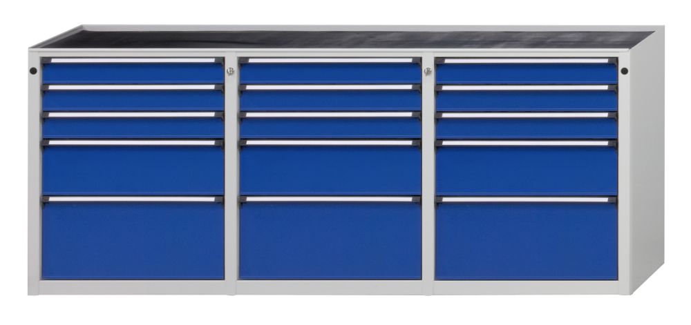 Produktbild Anke Beistellschrank 1890x615x800mm Mod 310 RAL 7035/5010 Wanne