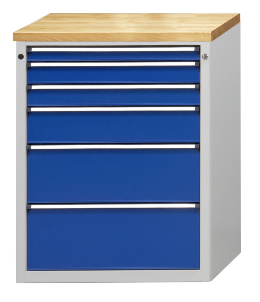 Produktbild Anke Schubladenschrank 3006V Serie V 760 Buche Massiv Platte 610.011