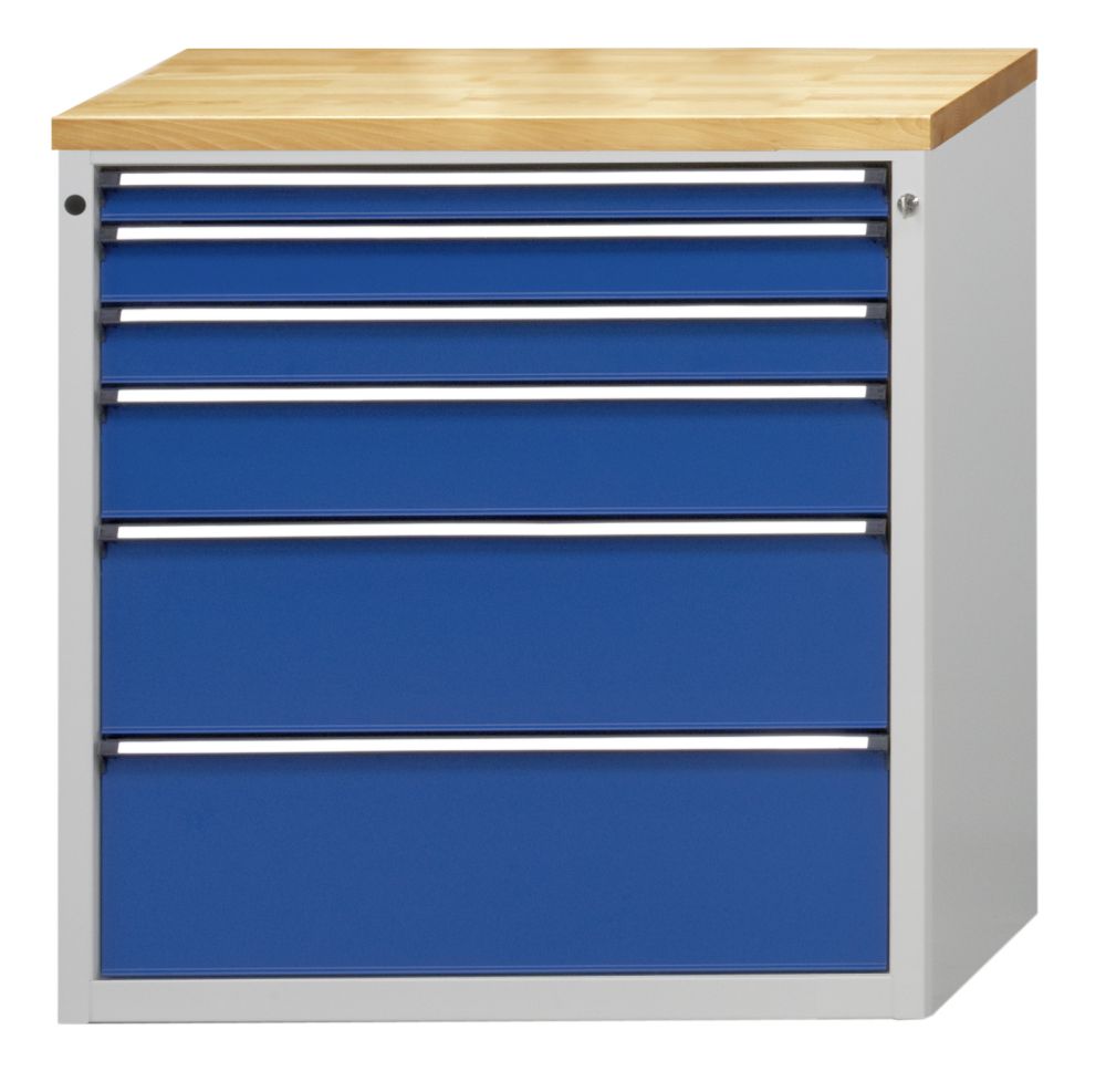 Produktbild Anke Schubladenschrank 3006V Serie V 910 Buche Massiv Platte 610.211