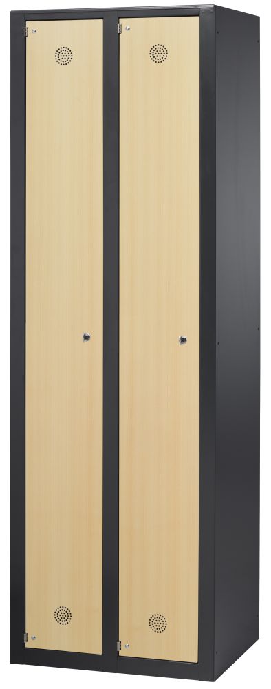 Produktbild Anke Umkleideschrank Serie H 600x500x1850 BxTxH RAL 7016/Buche Dekor 620.100