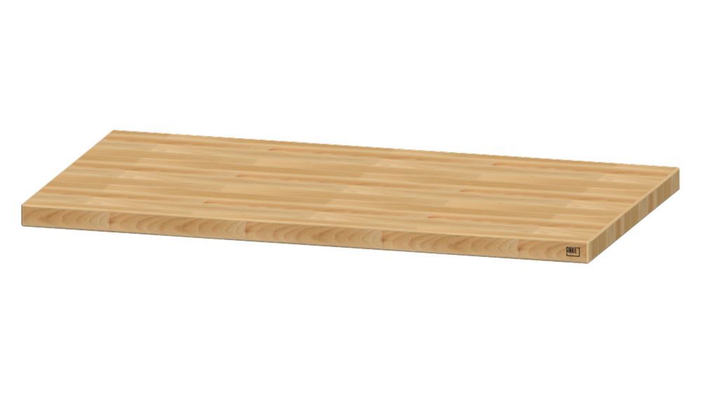 Produktbild Anke Arbeitsplatte 1270 x 700 x 50 mm Buche-Massiv-Platte