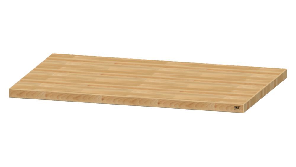Produktbild Anke Arbeitsplatte 1270 x 800 x 50 mm Buche-Massiv-Platte