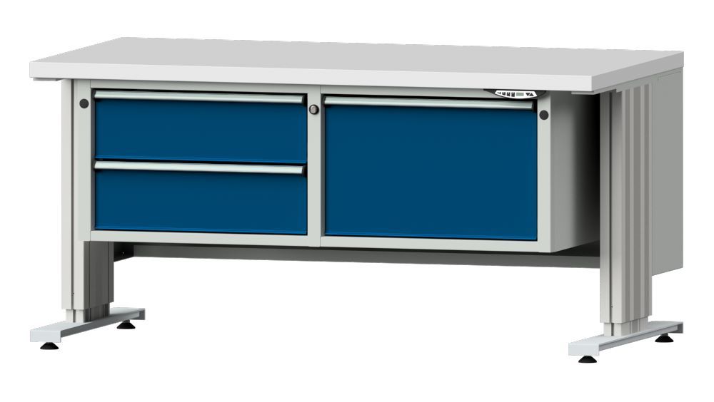 Produktbild Anke Arbeitstisch mit breitem Unterbau Serie LIFT 1500 Modell 801 VL