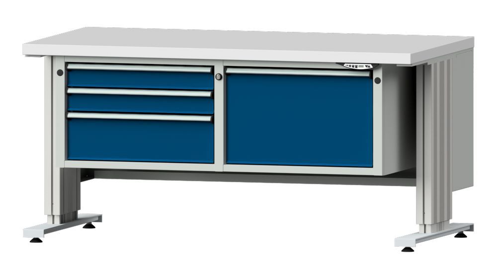 Produktbild Anke Arbeitstisch höhenverstellbar mit breitem Unterbau Serie LIFT 1500 Modell 802 VL