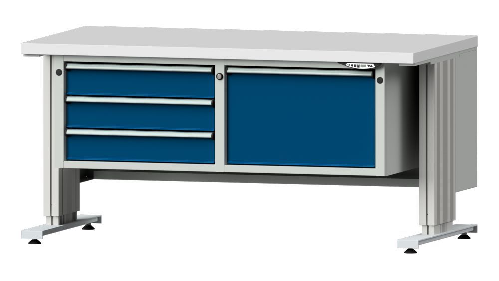 Produktbild Anke Arbeitstisch mit Unterbau und Schubladen Serie LIFT 1500 Modell 803 VL