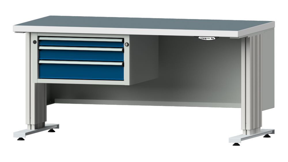 Produktbild Anke Arbeitstisch mit Unterbau Serie LIFT Modell 502 VL mit Universalplatte