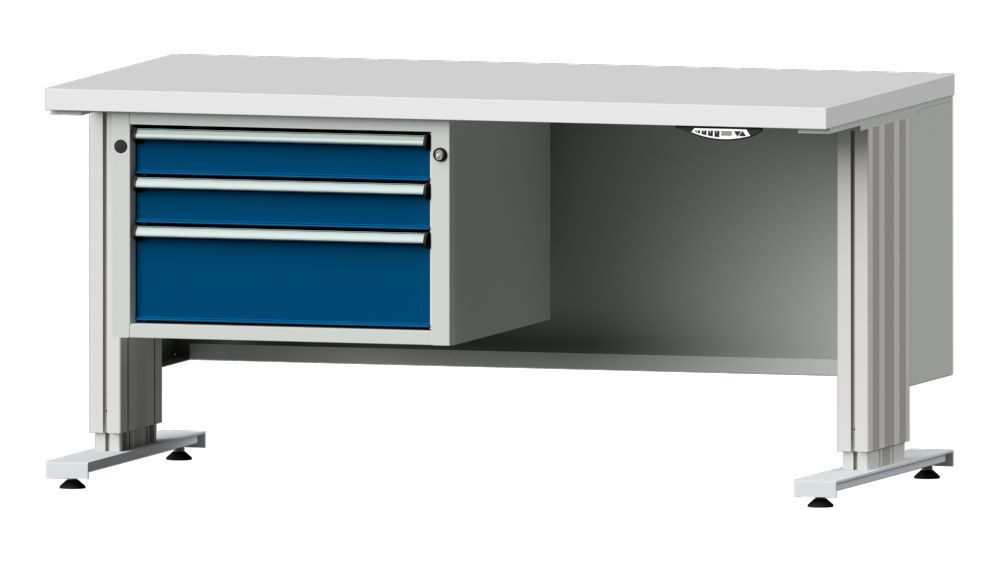 Produktbild Anke Arbeitstisch mit Unterbau 800 mm Tiefe Serie LIFT Modell 603 VL