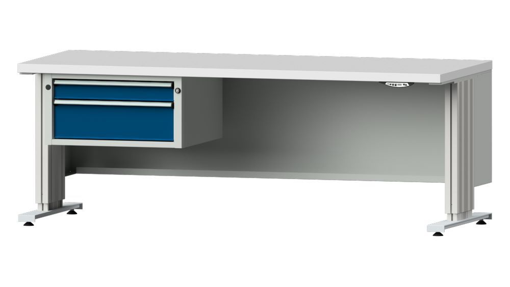 Produktbild Anke Arbeitstisch mit Unterbau 2 Schubladen Serie LIFT 2000 Modell 521 VL