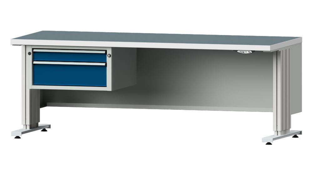 Produktbild Anke Arbeitstisch mit Unterbau und Universalplatte Serie LIFT 2000 Modell 521 VL