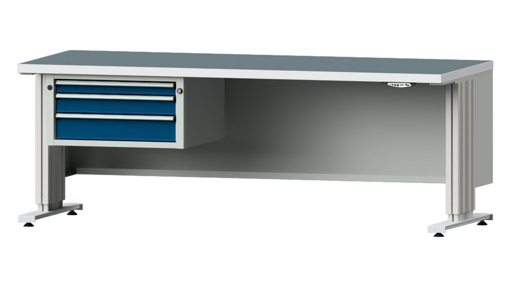 Produktbild Anke Arbeitstisch mit Unterbau 2000 mm breit Serie LIFT 2000 Modell 522 VL