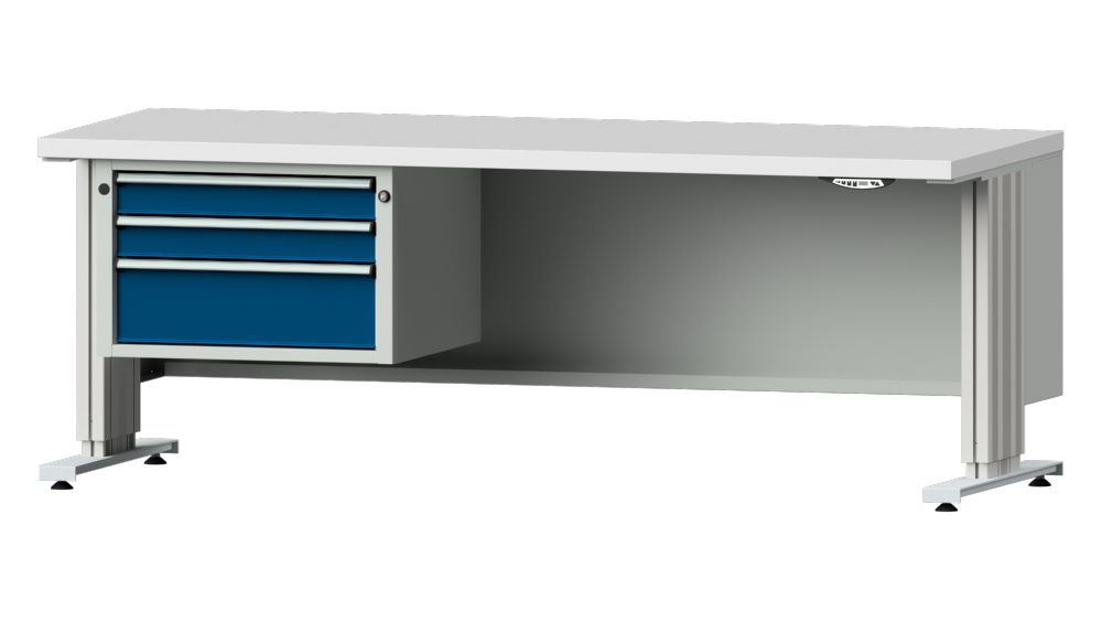 Produktbild Anke Arbeitstisch mit Unterbau 2000 x 800 mm Serie LIFT 2000 Modell 623 VL