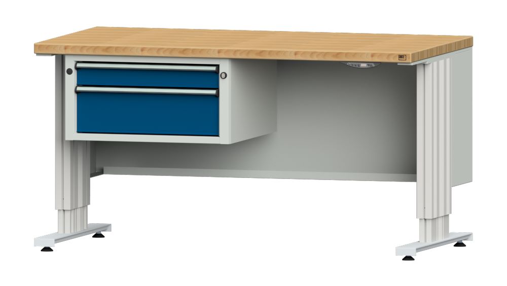 Produktbild Anke Arbeitstisch LIFT 1500x800x740-1140 mm mit Unterbau Modell 501 VL