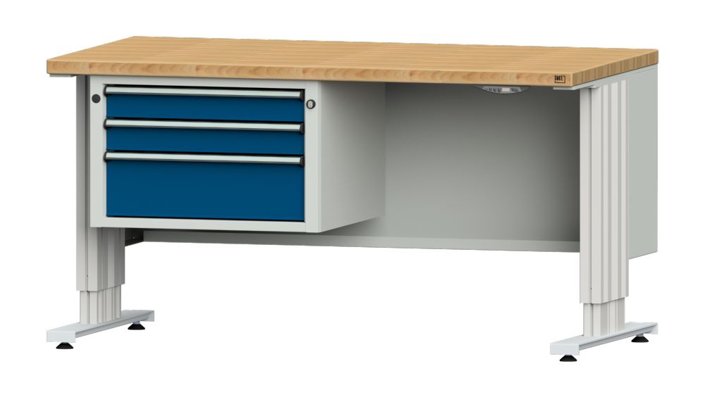 Produktbild Anke Arbeitstisch LIFT 1500x800x740-1140 mm mit Unterbau Modell 603 VL