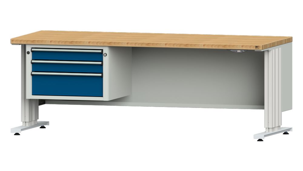 Produktbild Anke Arbeitstisch LIFT 2000x800x740-1140 mm mit Unterbau Modell 623 VL