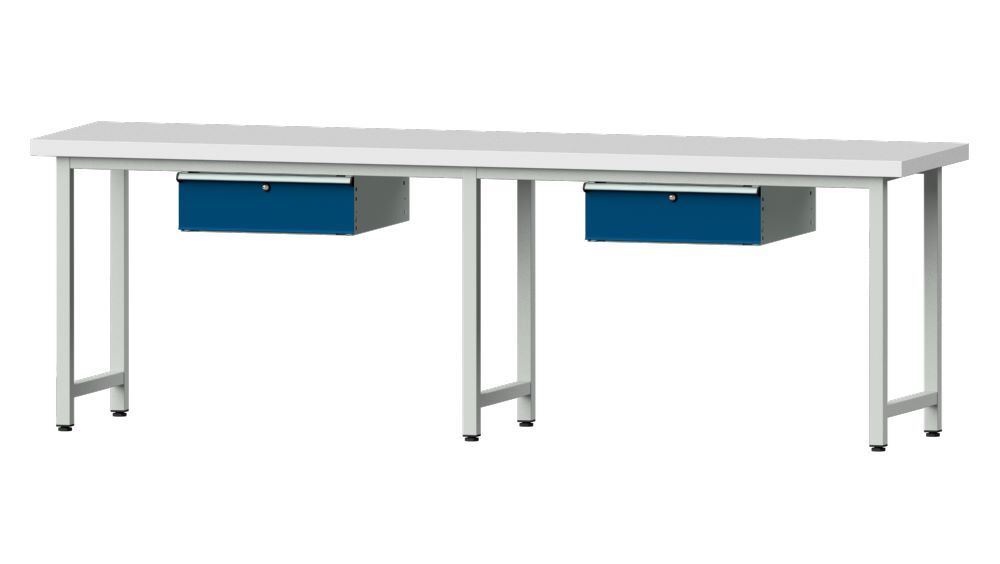 Produktbild Anke Arbeitstisch Modell 93 Plattestärke 50 mm 2800 x 700 x 900 mm