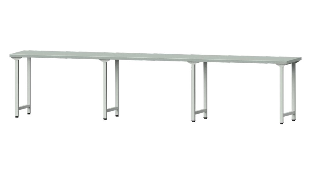 Produktbild Anke Arbeitstisch 4050 x 700 x 890 mm Stahlblechplatte Modell 100