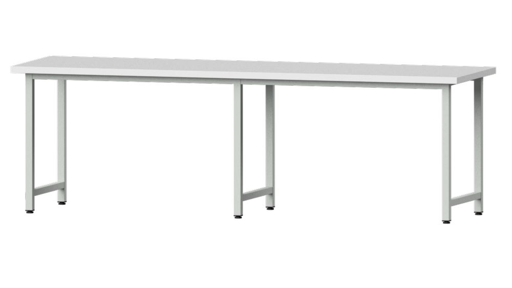 Produktbild Anke Arbeitstisch 2800x800x890mm Kunststoffplatte Modell 190