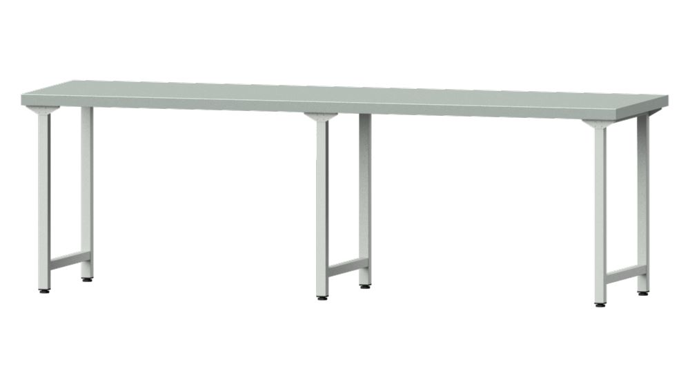 Produktbild Anke Arbeitstisch 2800x800x900mm Stahlblechplatte Modell 190