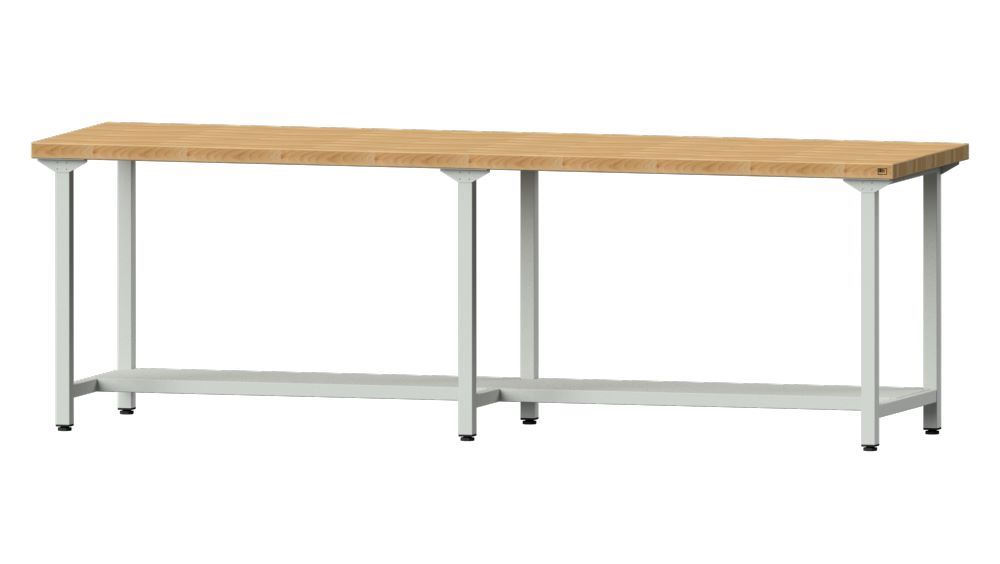 Produktbild Anke Arbeitstisch Modell 191 breite 2800 mm RAL 7035