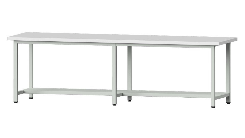 Produktbild Anke Arbeitstisch Modell 191 mit Kunststoffschichtplatte Breite 2800 mm