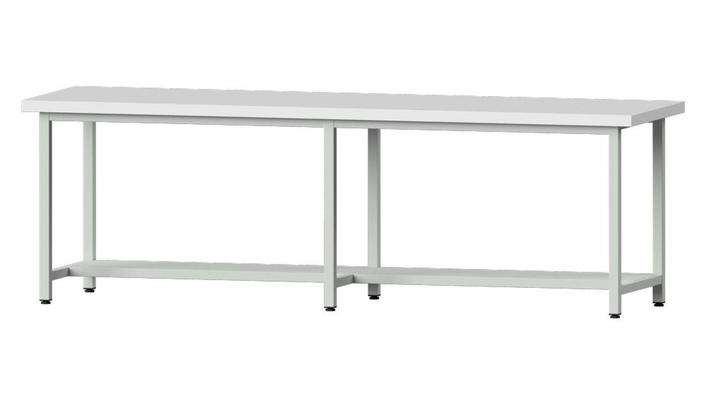 Produktbild Anke Arbeitstisch Modell 191 Breite 2800 x Tiefe 800 x Höhe 900 mm
