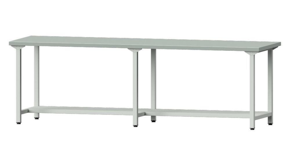 Produktbild Anke Arbeitstisch Modell 191 2800 x 800 x 890 mm RAL 7035