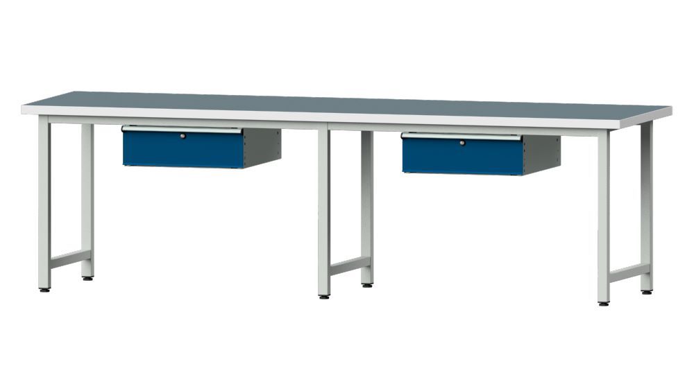 Produktbild Anke Arbeitstisch Modell 193 Breite 2800 mm mit Universalplatte