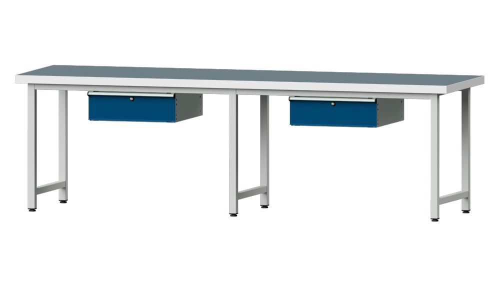 Produktbild Anke Arbeitstisch Modell 193 mit 2 x Hängeschublade