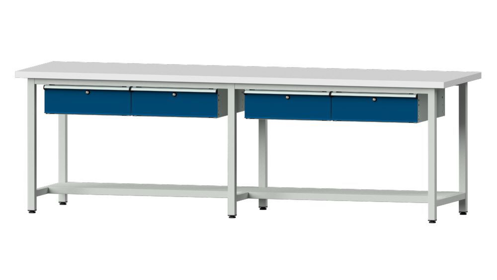 Produktbild Anke Arbeitstisch Modell 195 2800 x 800 x 890 mm