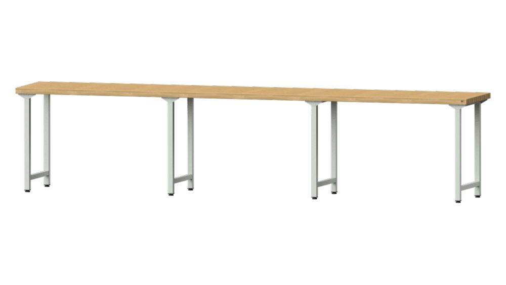 Produktbild Anke Arbeitstisch 4050x800x900mm Bucheplatte Modell 200