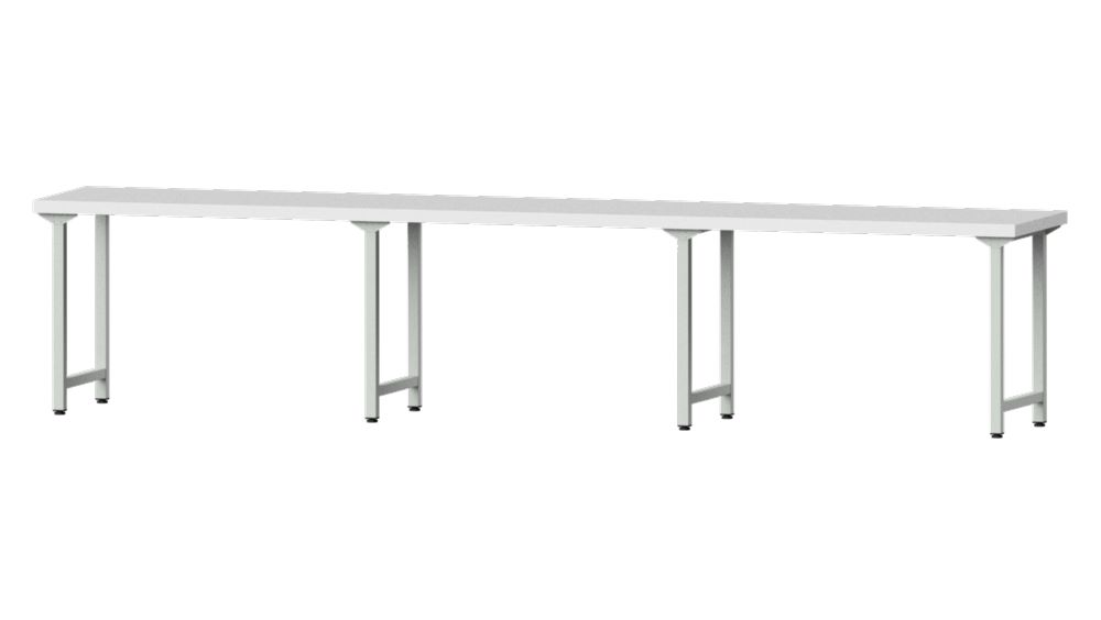 Produktbild Anke Arbeitstisch 4050x800x850mm Kunststoffplatte Modell 200