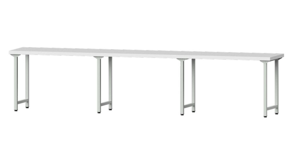 Produktbild Anke Arbeitstisch 4050x800x900mm Kunststoffplatte Modell 200