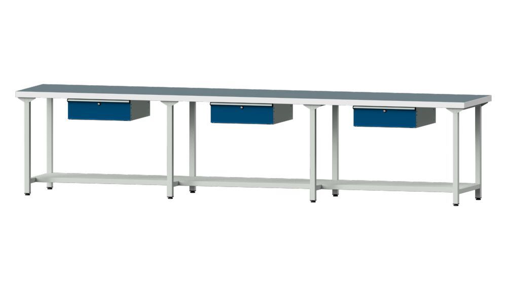 Produktbild Anke Arbeitstisch Modell 203 Breite 4050 x Höhe 900 mm