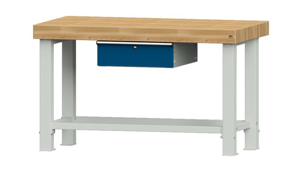 Produktbild Anke Arbeitstisch Serie VS 1500 Modell 101 VS Buche-Massiv-Platte Höhe 100 mm