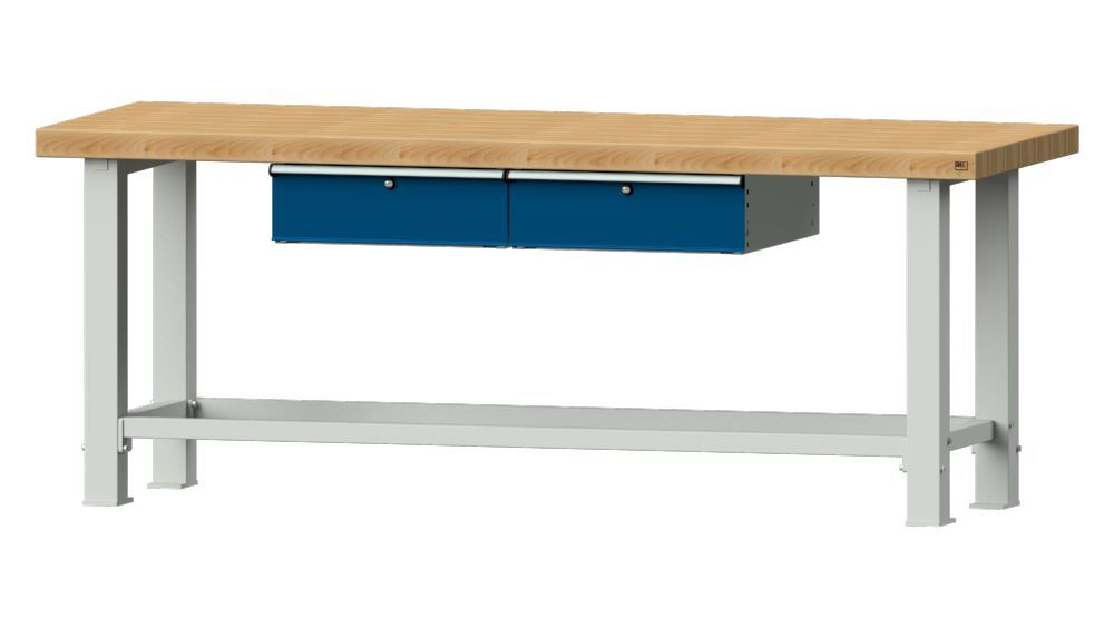 Produktbild Anke Arbeitstisch Serie VS 2250 Modell 202 VS B 2250 x T 800 x H 865 mm