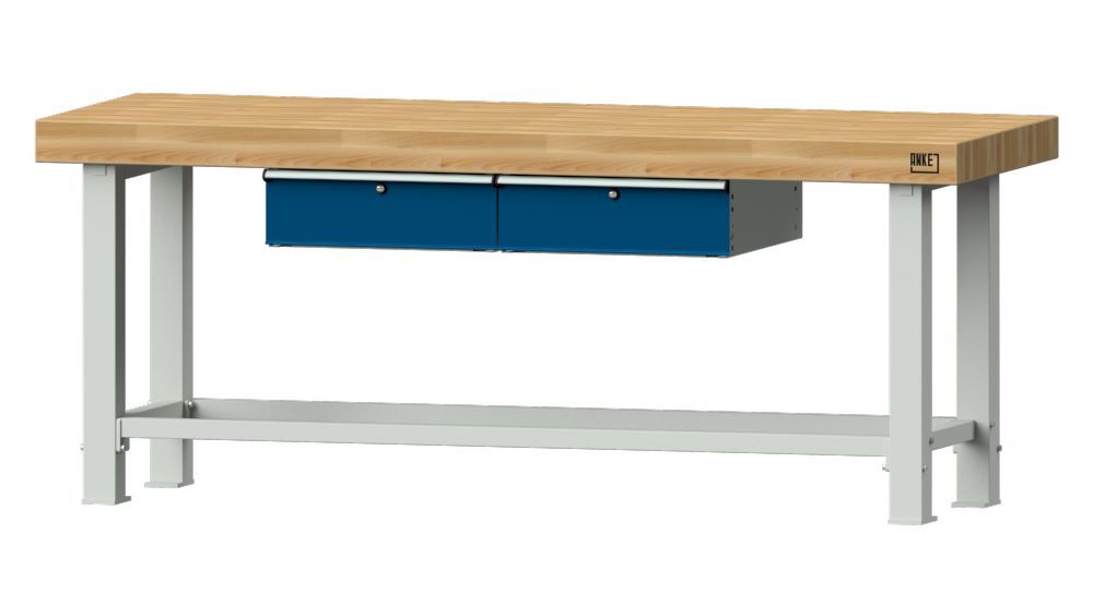 Produktbild Anke Arbeitstisch Serie VS 2250 Modell 202 VS Buche-Massiv-Platte 100 mm