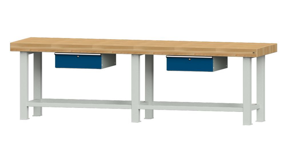 Produktbild Anke Arbeitstisch Serie VS 3000 Modell 301 VS RAL 7035 / 5010