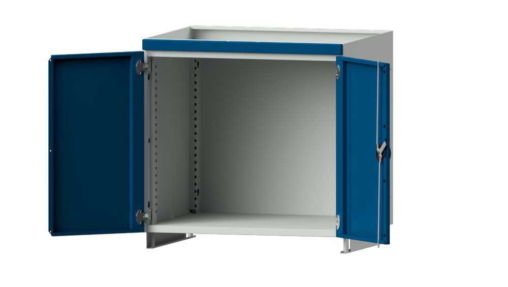 Produktbild Anke Aufsatzschrank mit Türen in blau Schranksystem Serie 910 V Modell 300