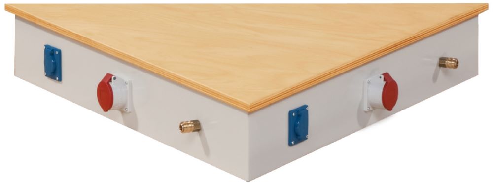 Produktbild Anke Energieaufsatz für 3 Eck Gruppenwerkbank 302VG Länge 1070 mm