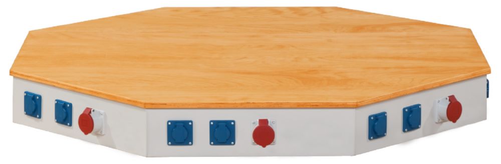 Produktbild Anke Energieaufsatz für 8 Eck Gruppenwerkbank Länge 610x170 mm