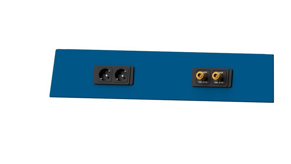 Produktbild Anke Energiekanal Systemaufbau RAL 5010 743 x 64 x 150 mm