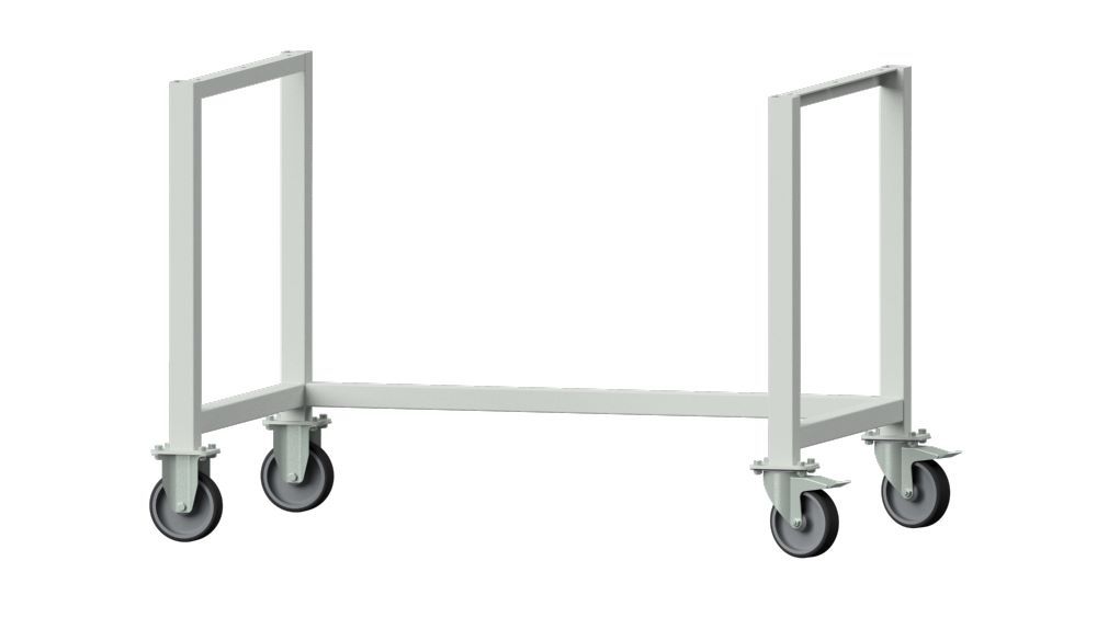 Produktbild Anke Gestell A fahrbar passend zu Arbeitstisch 1270 mm RAL 7035