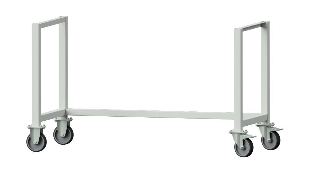 Produktbild Anke Gestell A fahrbar passend zu Arbeitstisch 1500 mm RAL 7035