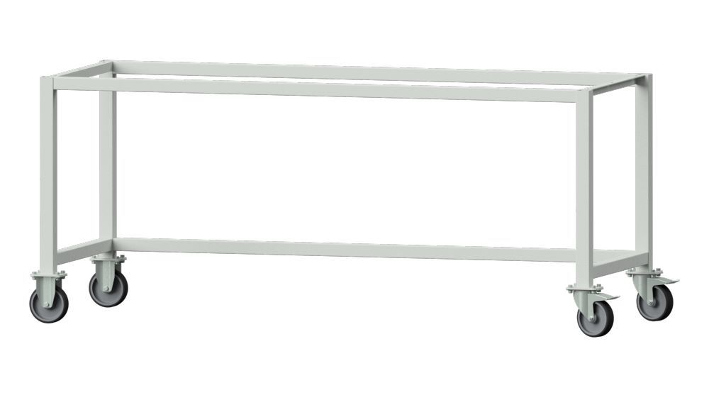 Produktbild Anke Gestell A fahrbar passend zu Arbeitstisch 2000 mm RAL 7035