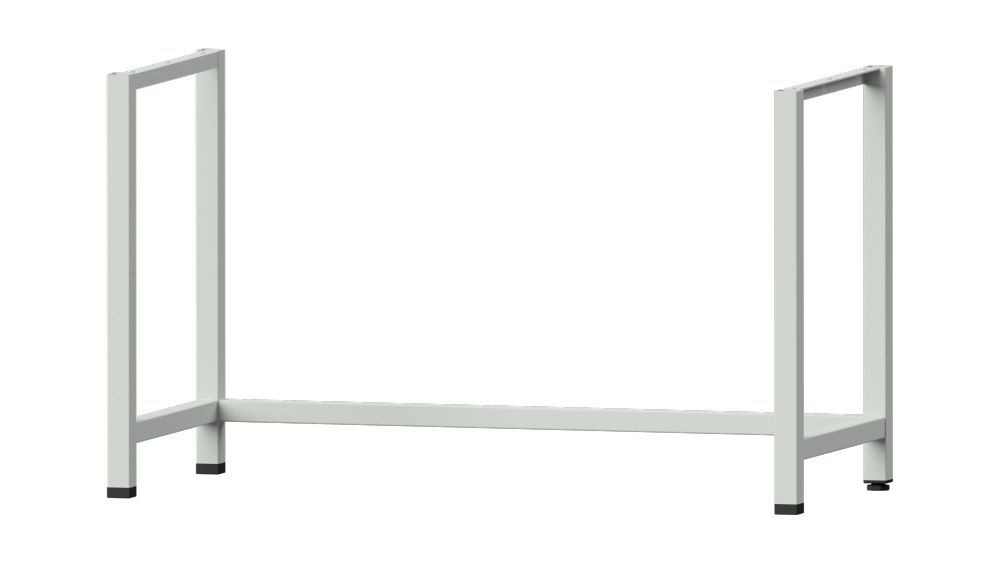 Produktbild Anke Gestell A fix 1360 x 615 x 850 mm RAL 7035 passend zu Arbeitstisch 1500 mm