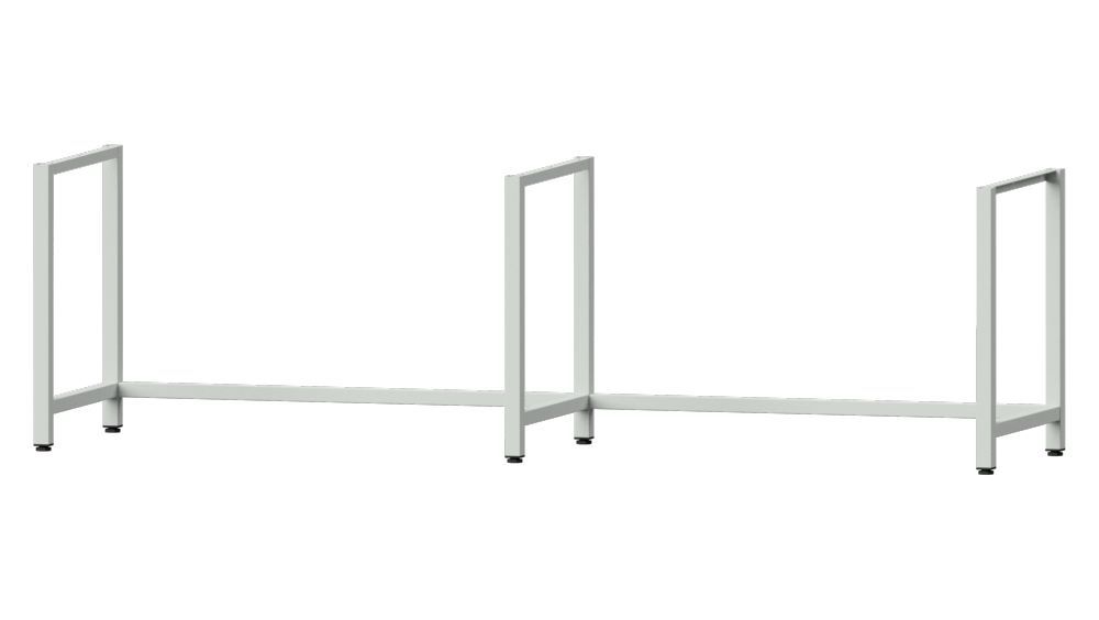 Produktbild Anke Gestell B fix 2790 x 715 x 850 mm RAL 7035 passend zu Arbeitstisch 2800 mm