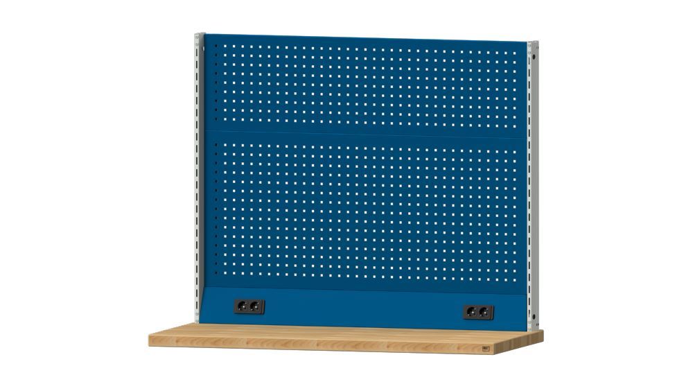 Produktbild Anke Systemaufbau Lochwand blau 1480 x 1200 mm Serie CONNECT