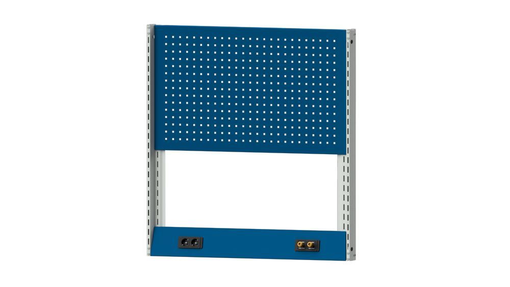 Produktbild Anke Systemaufbau Lochwand mit Doppelsteckdose Serie CONNECT