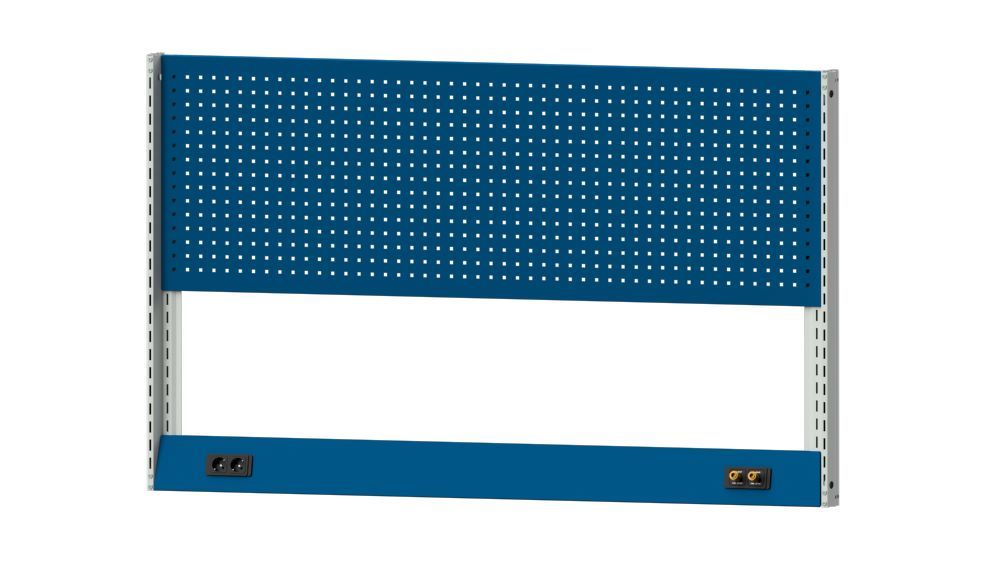 Produktbild Anke Systemaufbau Lochwand mit Doppelsteckdose 230 V Serie CONNECT