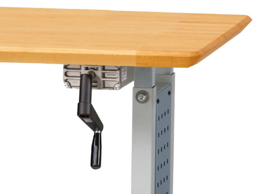 Produktbild Anke Hydraulische Höhenverstellung mit Kurbel für Werkbänke Breite 1500/2000 mm